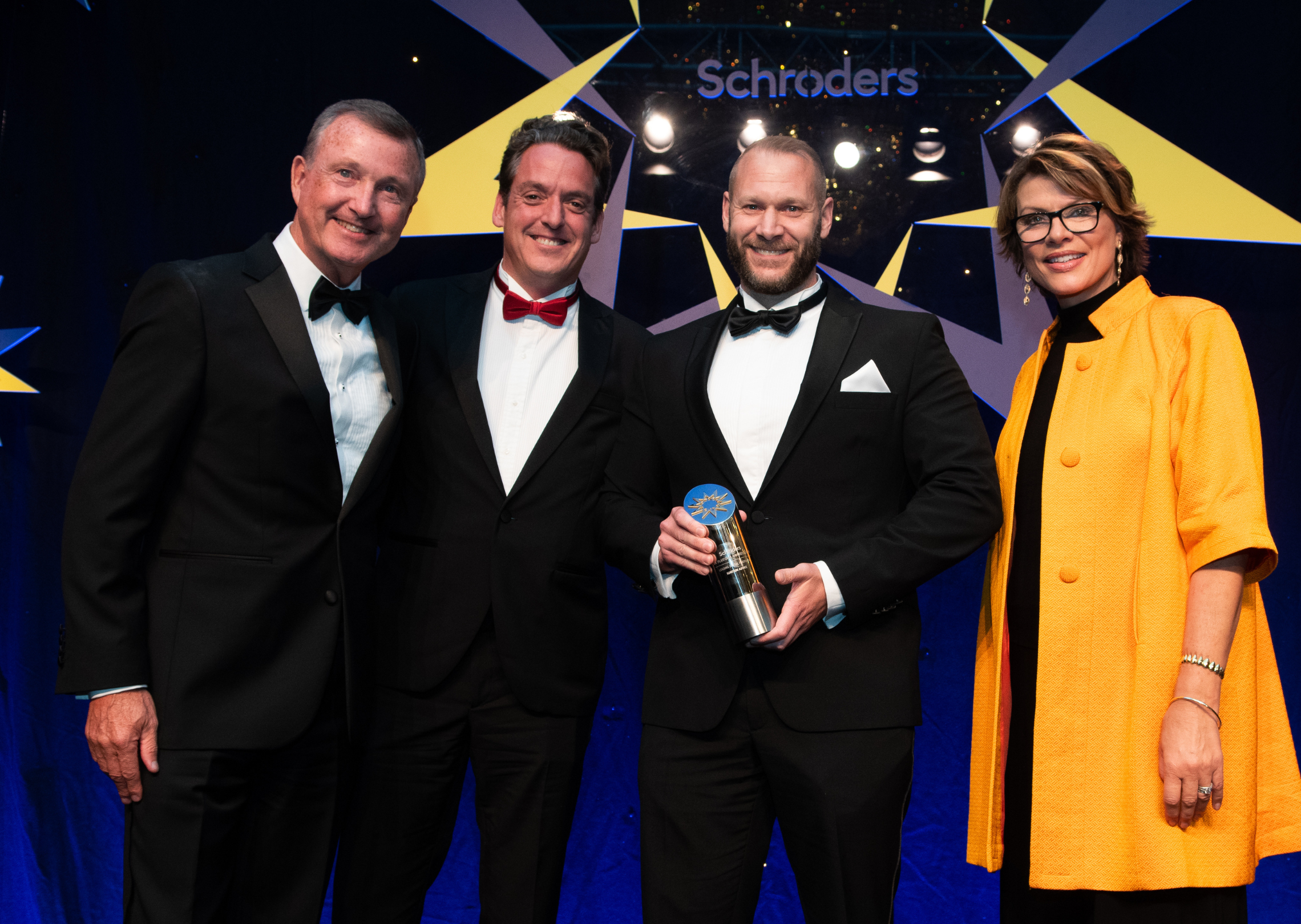 Photo of Ignition Advice and awards judges at Schroders UK Platform Awards 2024